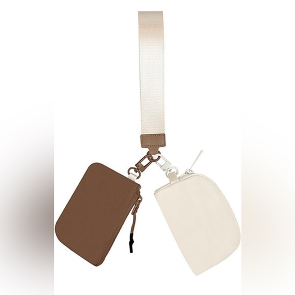 NWT Mini Zip Around Wristlet Wallet Dual Pouch